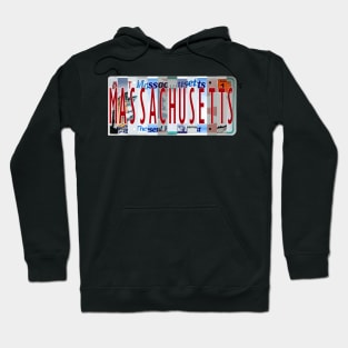 Massachusetts License Plates Hoodie